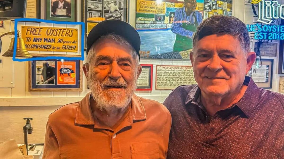 Father, 99, and Son, 80, Cash In 54-Year Oyster Promise - Image 2