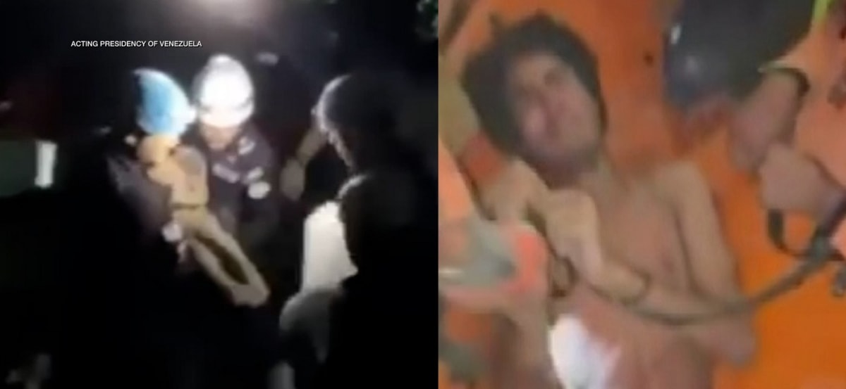 3-Year-Old Rescued After 6 Days Under Venezuela Rubble
