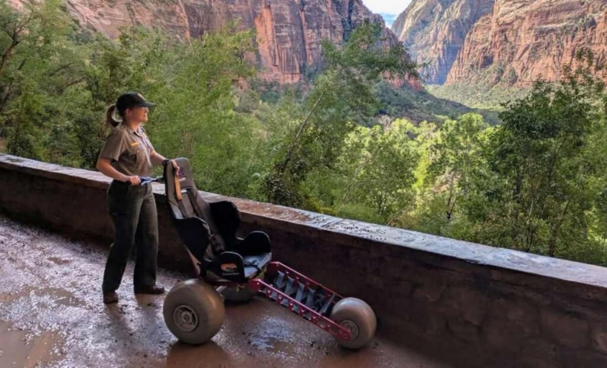 Zion Gets First All-Terrain Wheelchair for Disabled Hikers - Image 2
