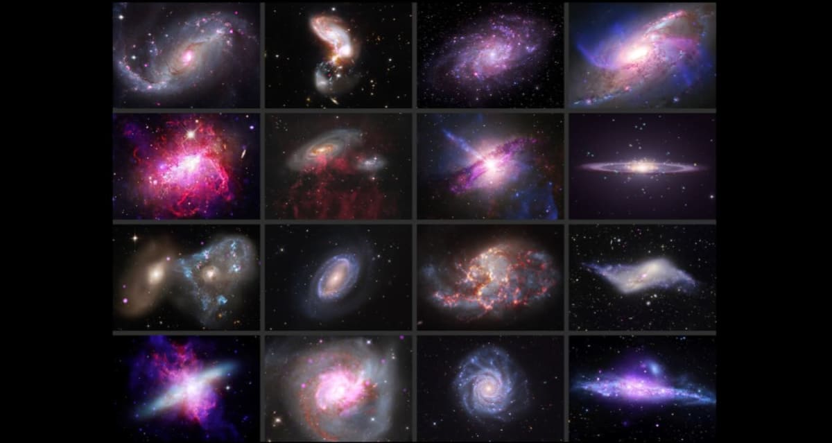 NASA Unveils 16 'Cosmic Gems' Showing Galaxy Diversity