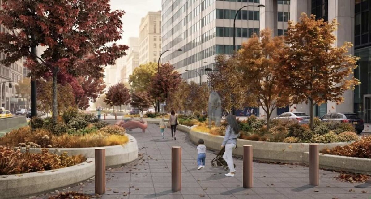NYC Brings Green Space and Bike Lanes Back to Park Avenue - Image 2