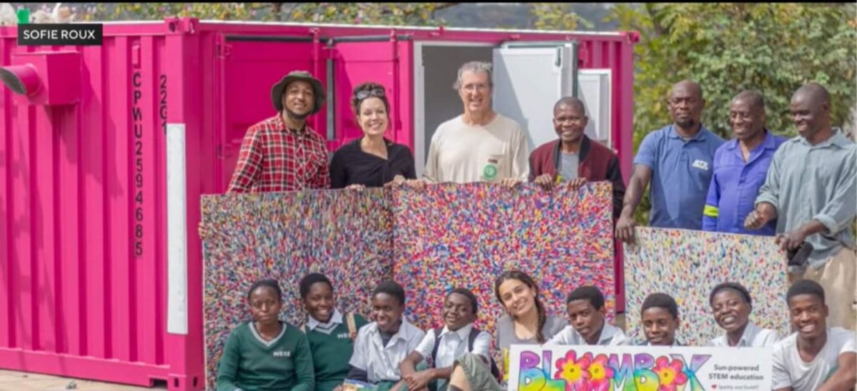 California Family Turns Trash Plastic Into Desks for Africa - Image 3