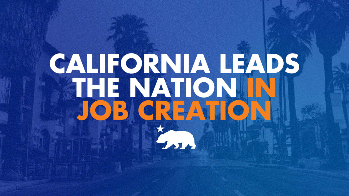 Diverse workers in California industries including clean energy, healthcare, and advanced manufacturing facilities