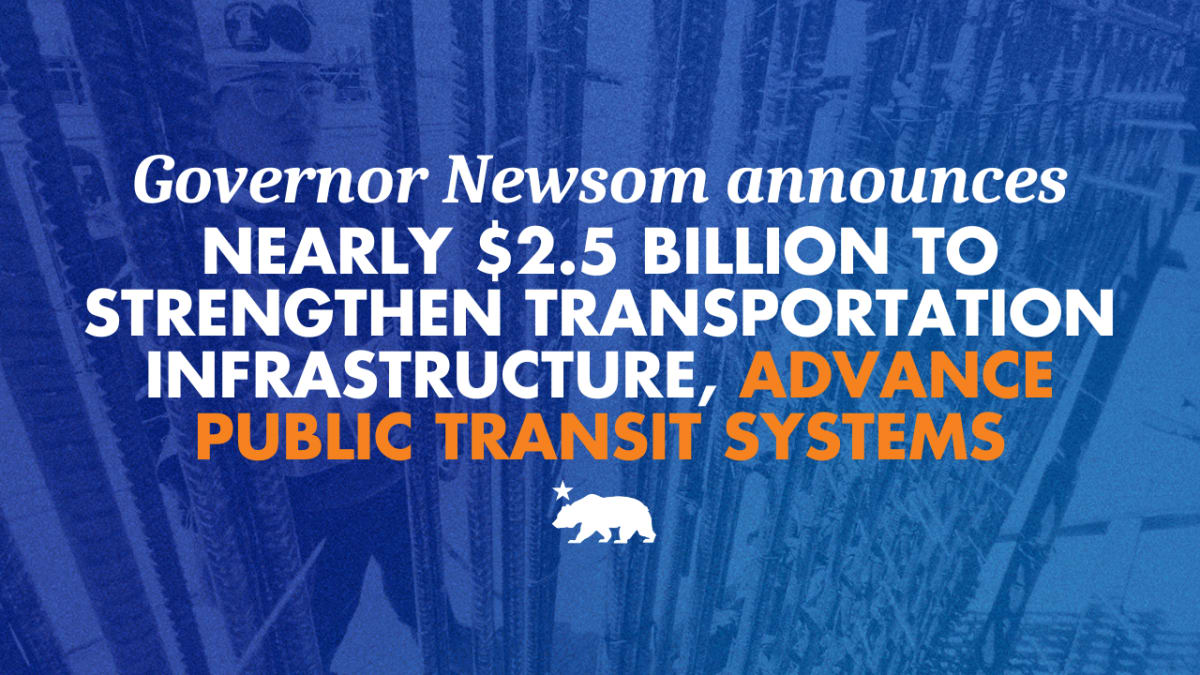 California Invests $2.5B in Transit, Creating 150K Jobs