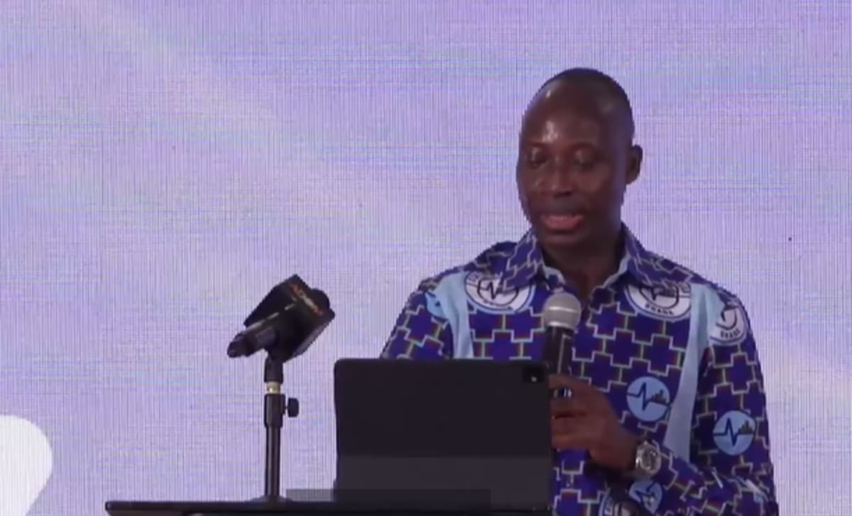 Ghana Statistical Service officials presenting district poverty reduction data at Accra hotel conference