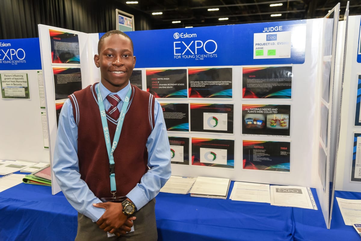 Three South African Grade 10 students who will represent their country at Beijing science competition