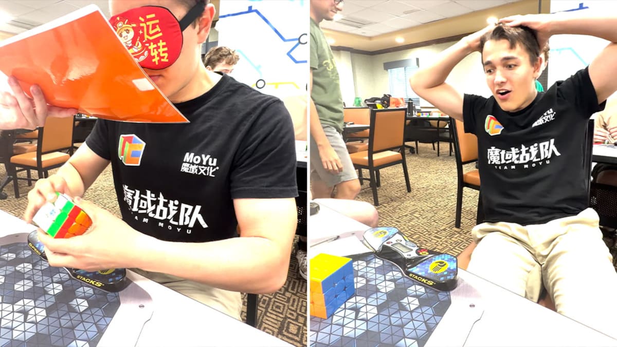 Student Solves Rubik's Cube Blindfolded in 11.56 Seconds