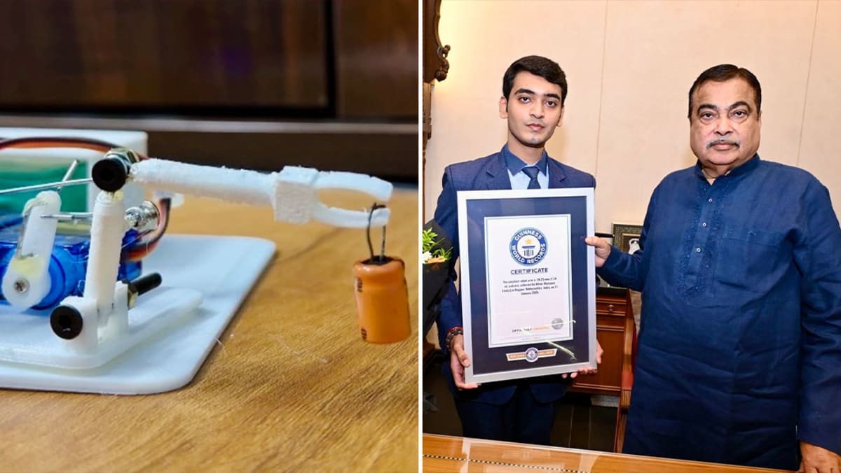 Teen Builds World's Smallest Robot Arm From His Bedroom