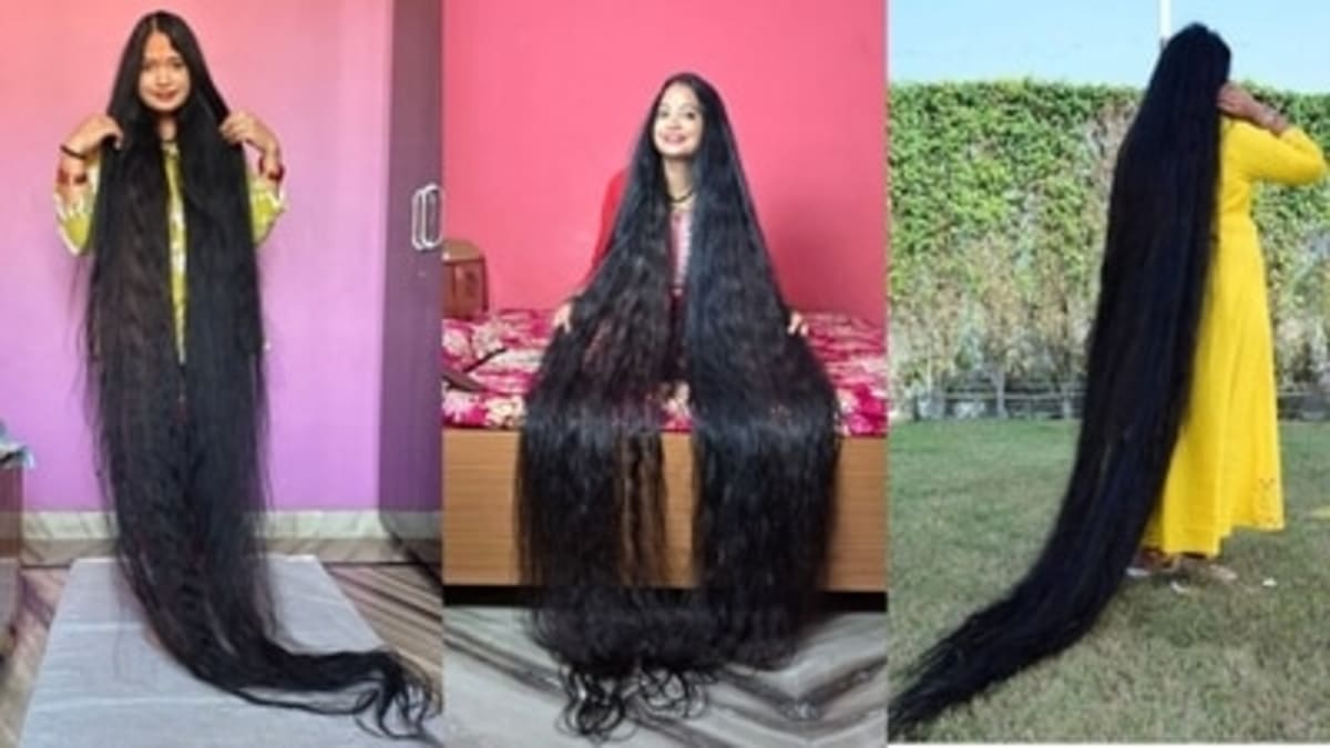 Indian Woman Breaks Record with 9-Foot Hair Grown Since 2015 - Image 3