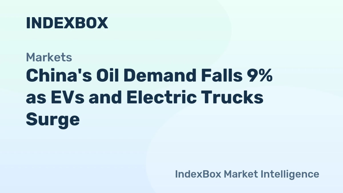 China's Oil Use Drops 9% as Electric Trucks Surge