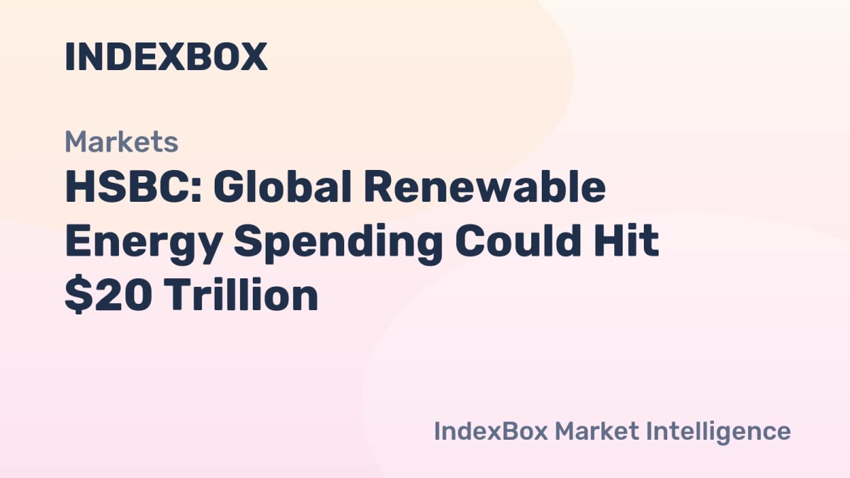 Global Green Energy Investment Could Reach $20 Trillion