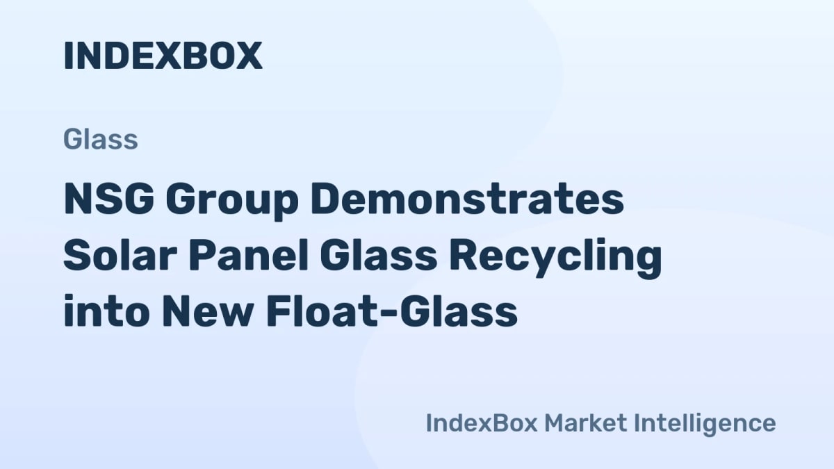 Technician examining clear recycled float glass produced from old solar panels in manufacturing facility