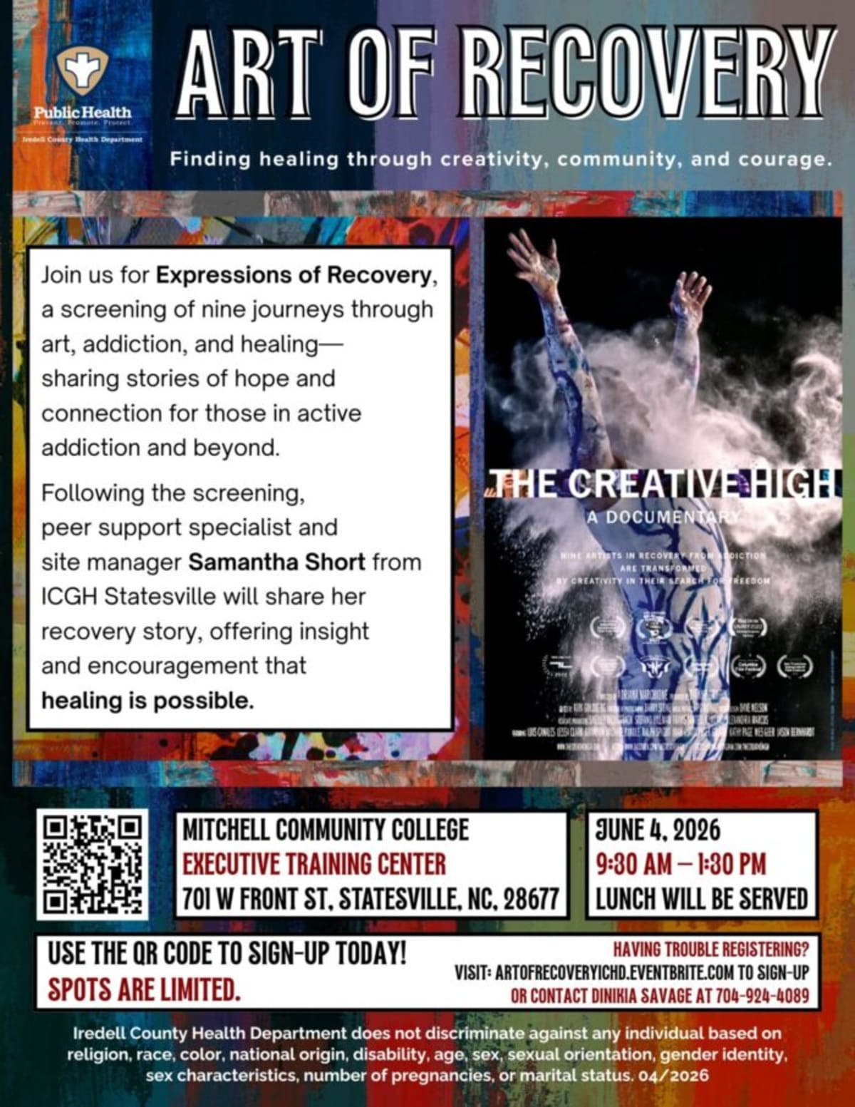 North Carolina Event Shares Art and Recovery Stories June 4 - Image 2