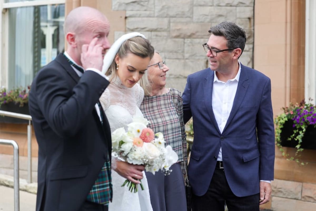 UK PM Andy Burnham Crashes Wedding, Makes Couple's Day - Image 2