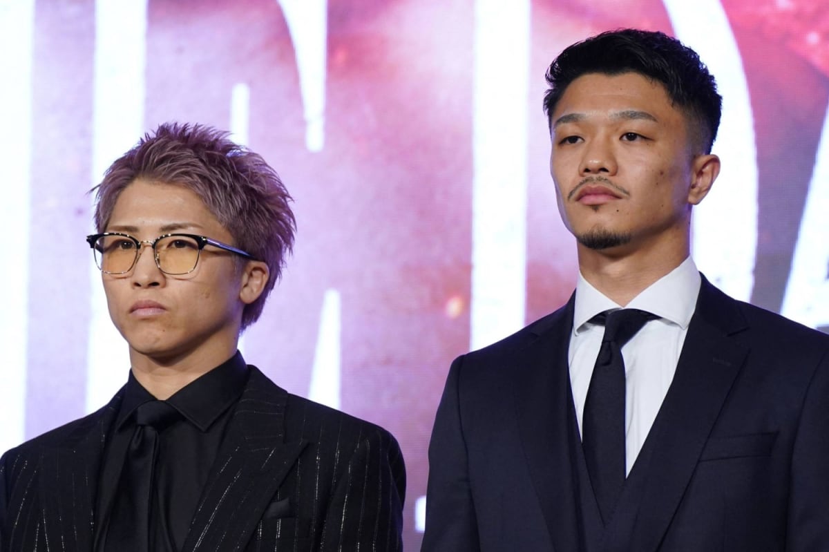 Two Japanese boxing champions preparing for historic Tokyo Dome championship fight in May