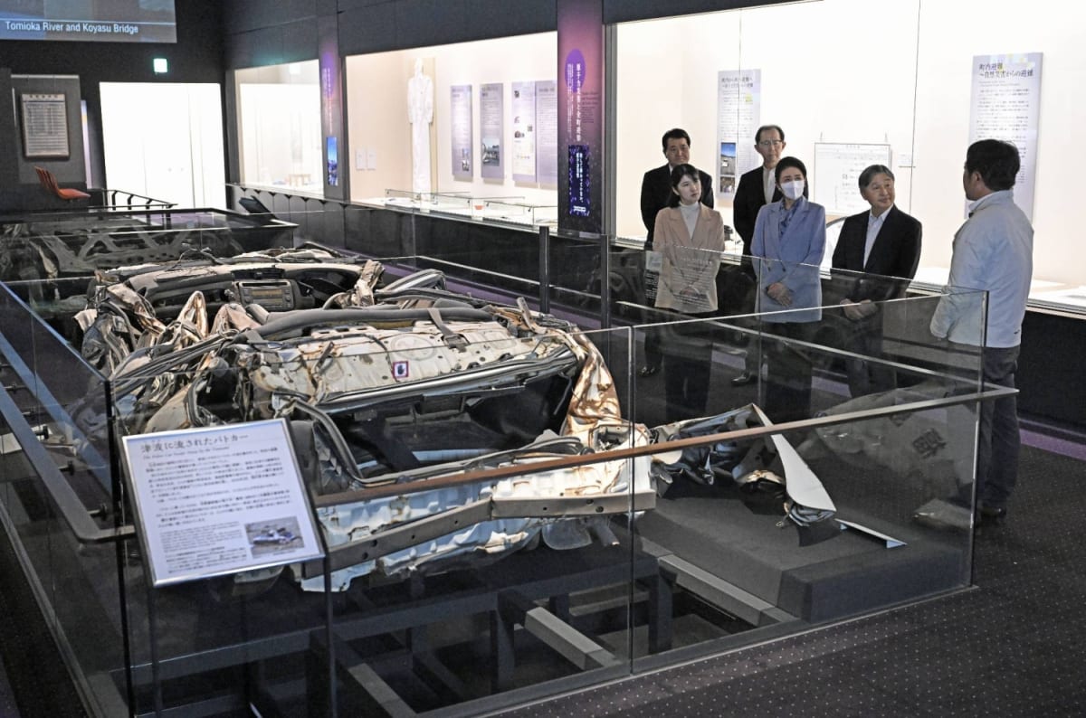 Japan's Emperor Visits Fukushima 13 Years After Disaster