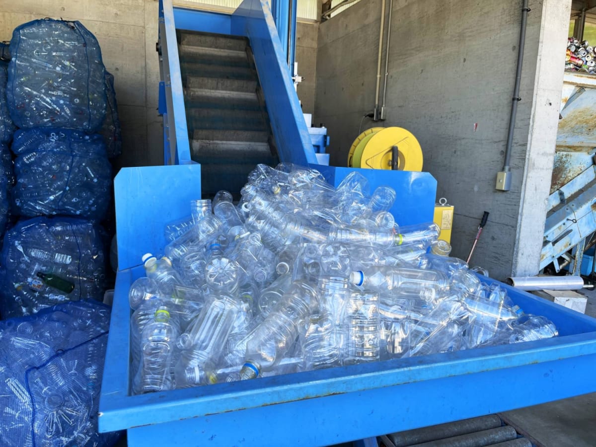 Recycling facility processing electronic waste and metals into reusable materials in Japan