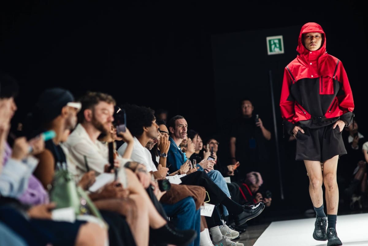 Tokyo Fashion Week Opens With Glowing Green Designer Bow