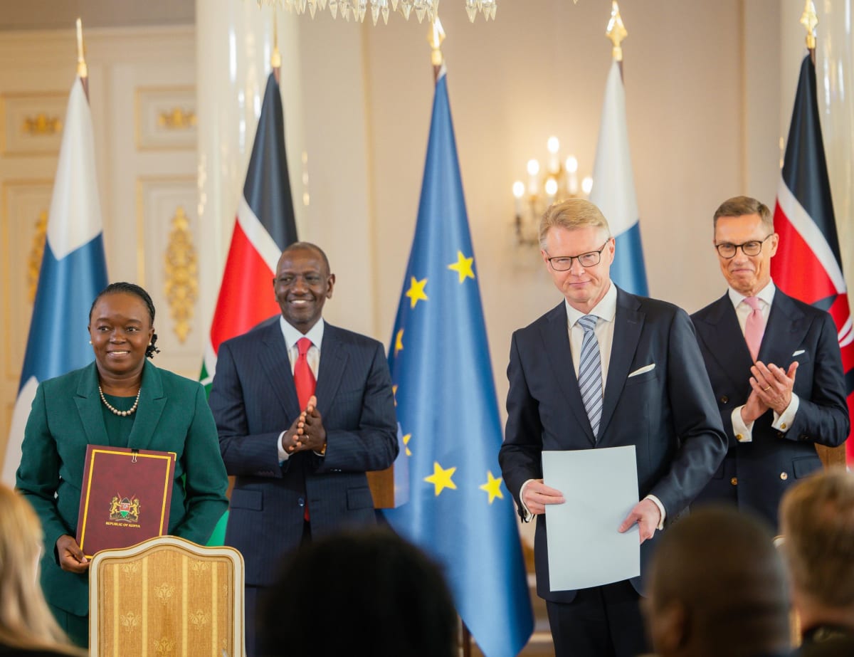 Kenya and Finland Sign 3 Pacts on Climate and Education