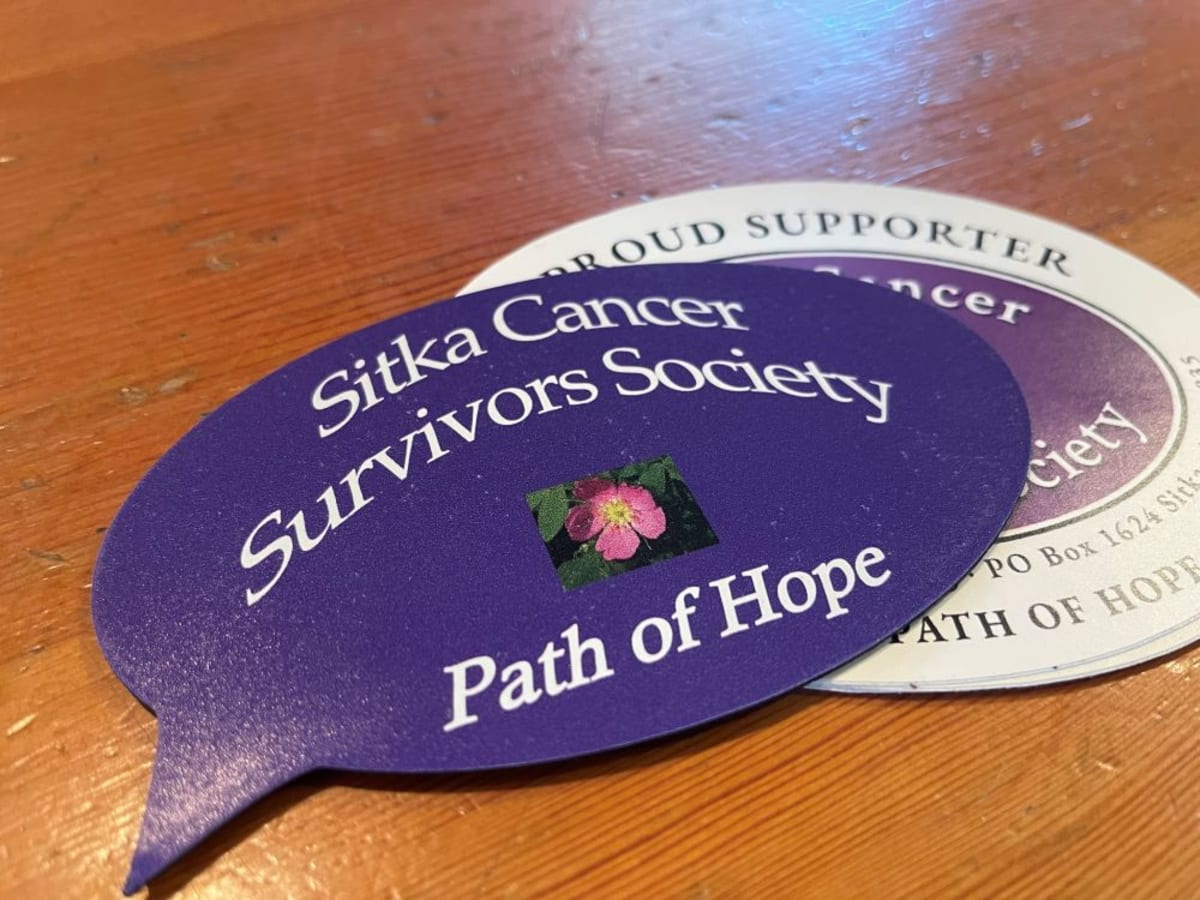 Scenic Alaska waterway with mountains where Sitka cancer survivors will cruise this weekend