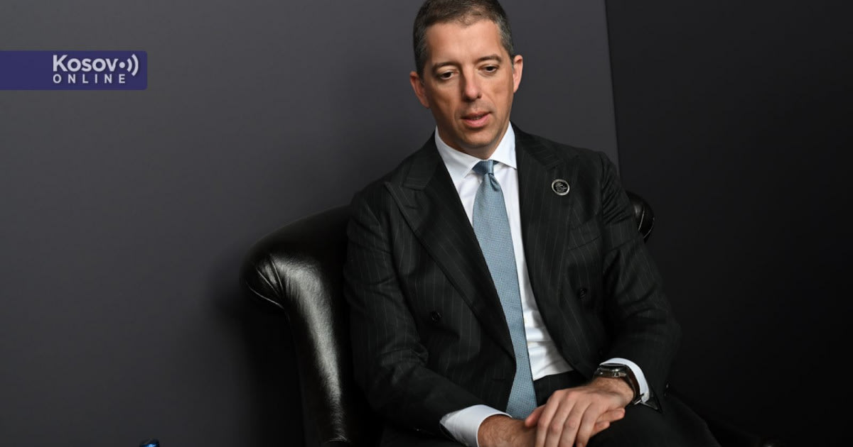 Serbian Foreign Minister Marko Djuric speaking at diplomatic forum in Antalya, Turkey