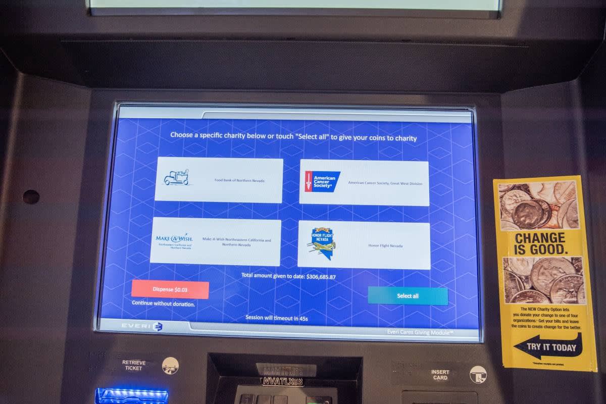 Casino Guests Donate $1M in Spare Change to Charity