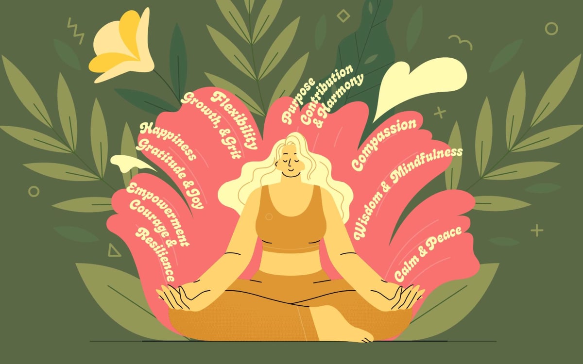 ** Person peacefully meditating in morning light, representing inner strength and mindfulness practice