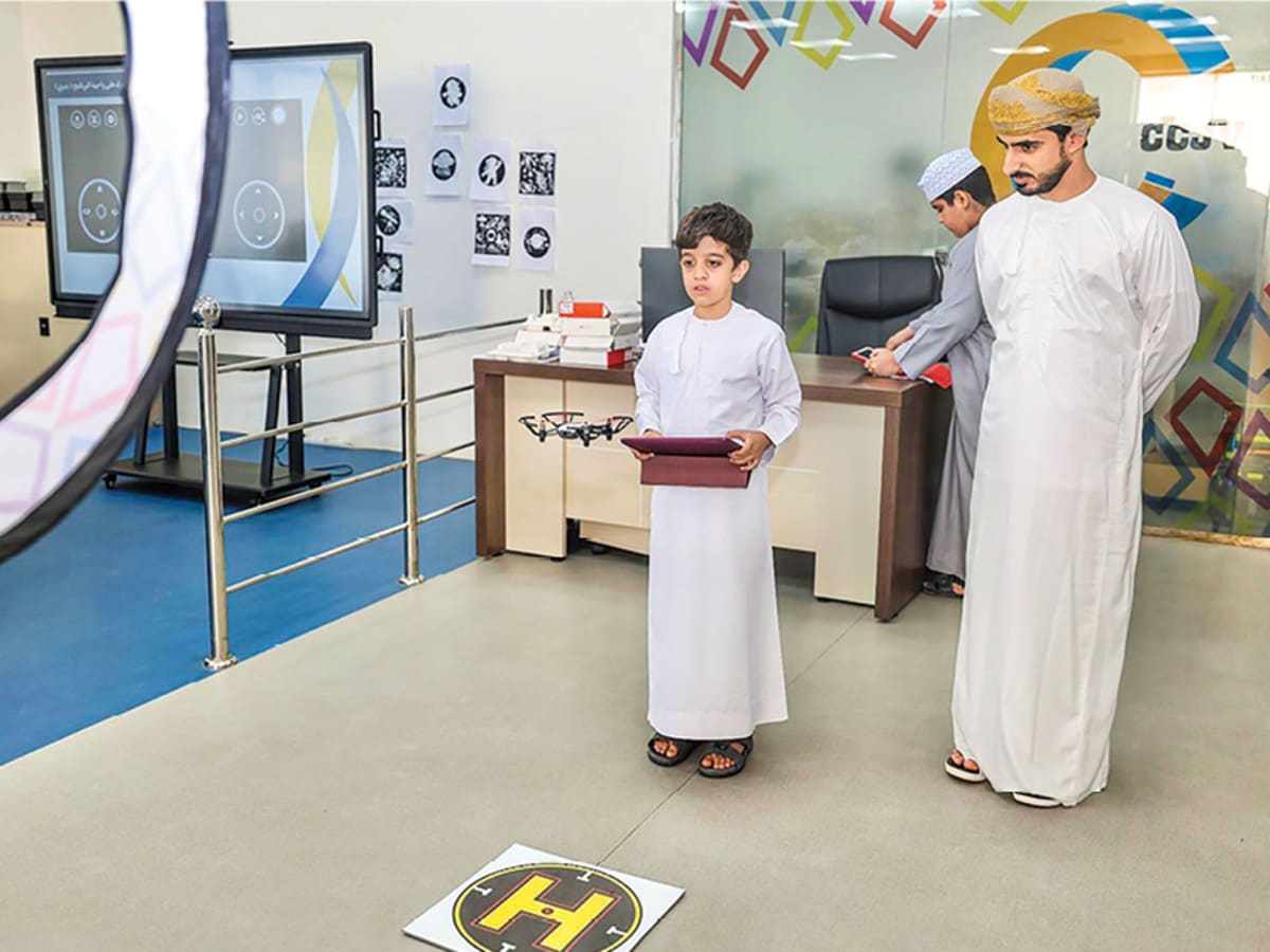 125 Students Learn AI and Robotics in Oman Summer Camp