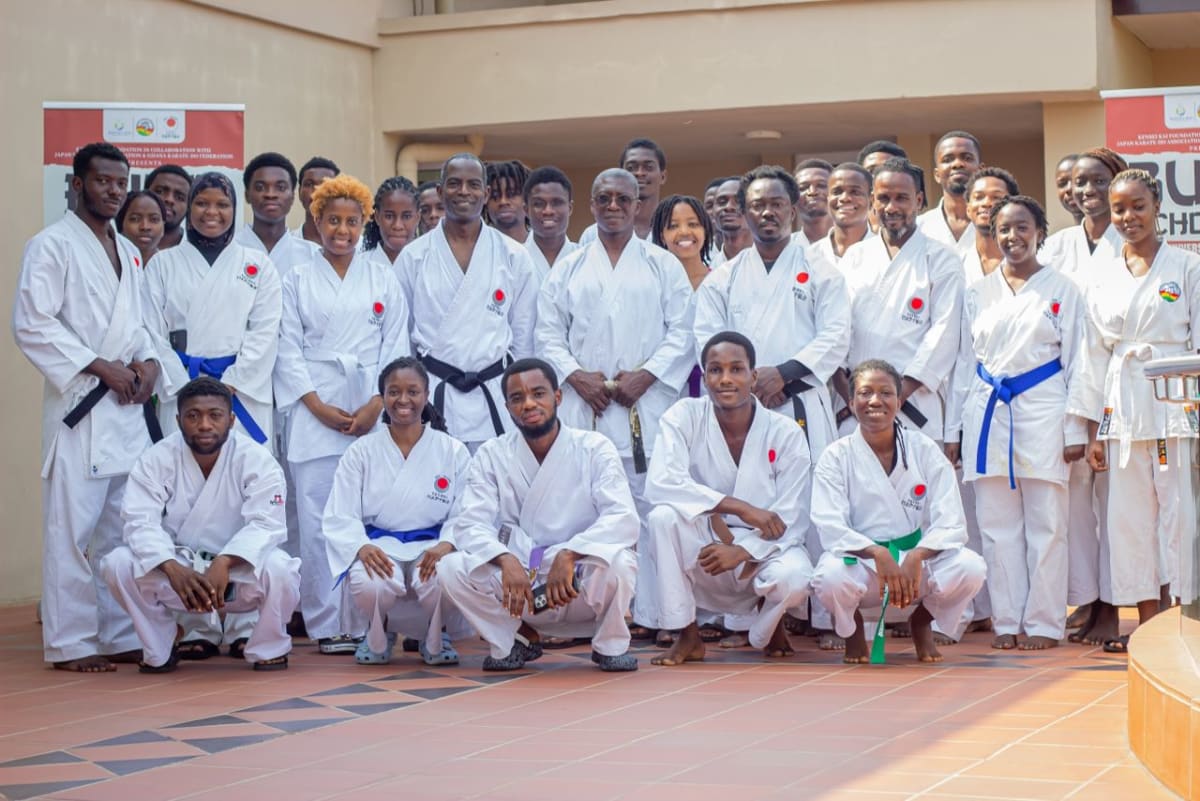Ghana Universities Launch First Karate Camp to Build Leaders