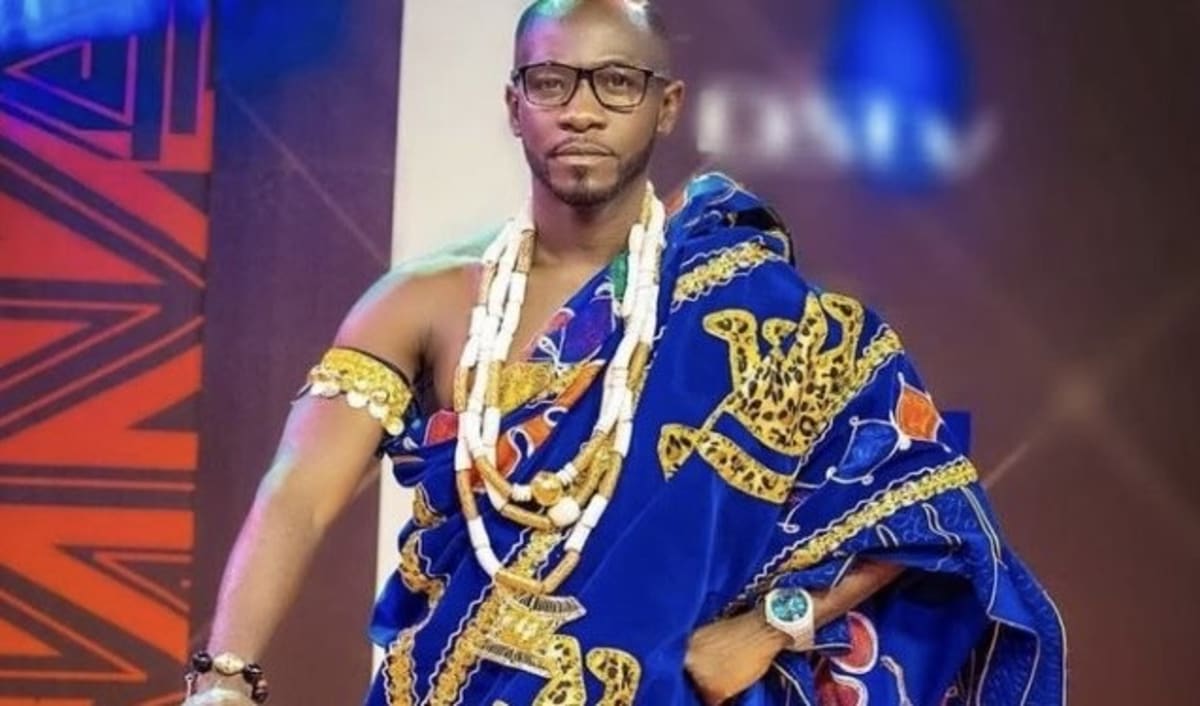 Okyeame Kwame smiling, Ghanaian music icon building pediatric hospital wing for 50th birthday