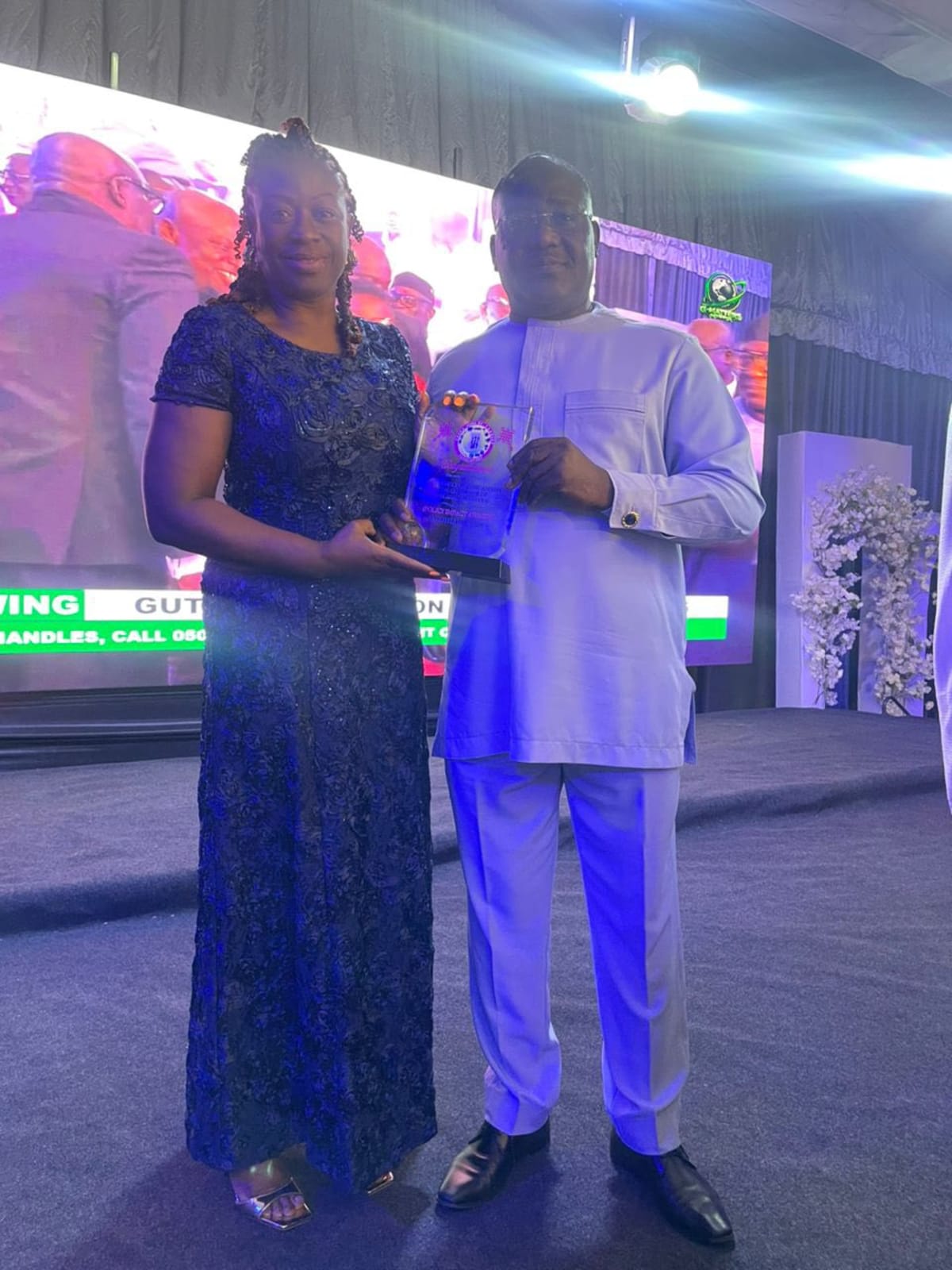 Bank of Ghana building exterior with national flag, representing economic stability and monetary policy leadership
