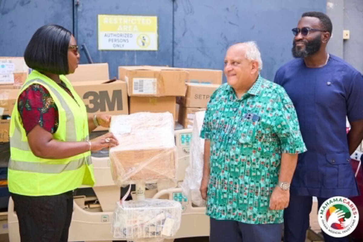 Medical Supplies Container Arrives to Heal Ghana
