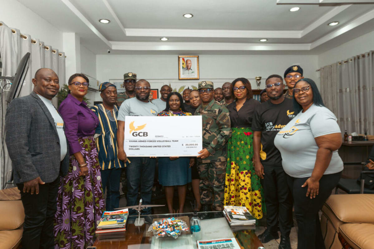 Ghana Army volleyball players in training, preparing for African continental championship competition