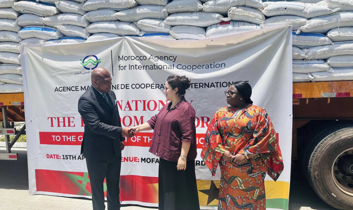 Morocco Donates 2,000 Tonnes of Fertilizer to Ghana