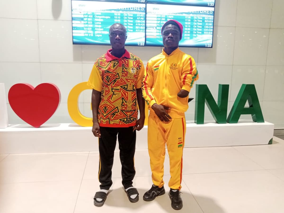 Ghanaian para-athlete Hayford Addai preparing for international track competition in Morocco
