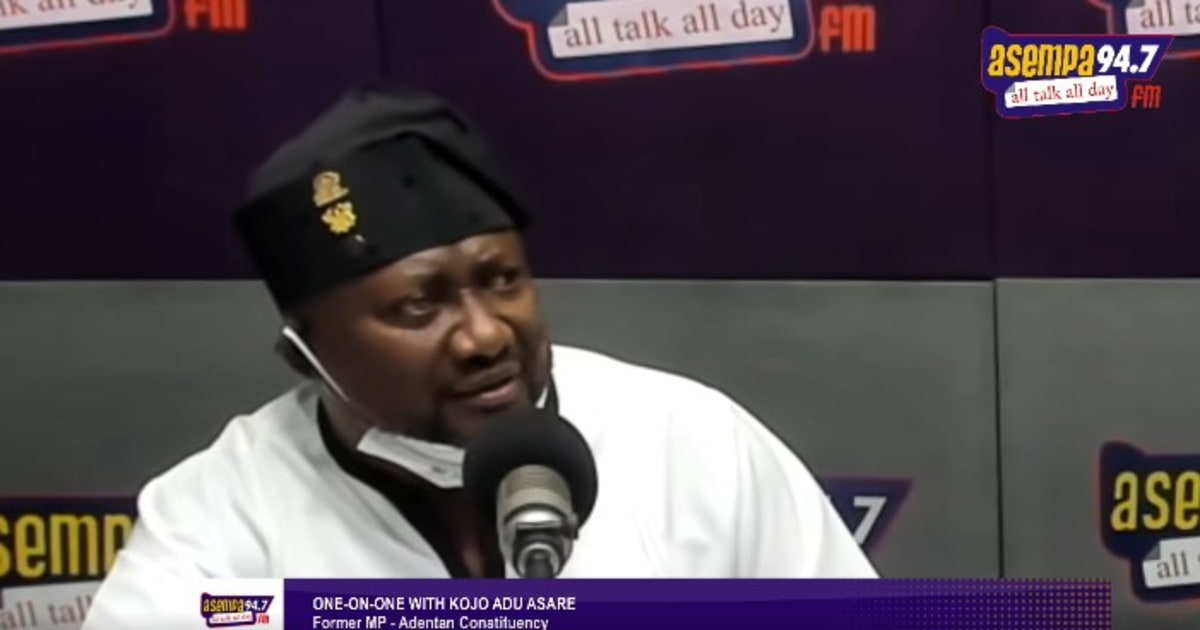 Former Ghanaian MP Kojo Adu Asare speaking about his kidney disease survival journey