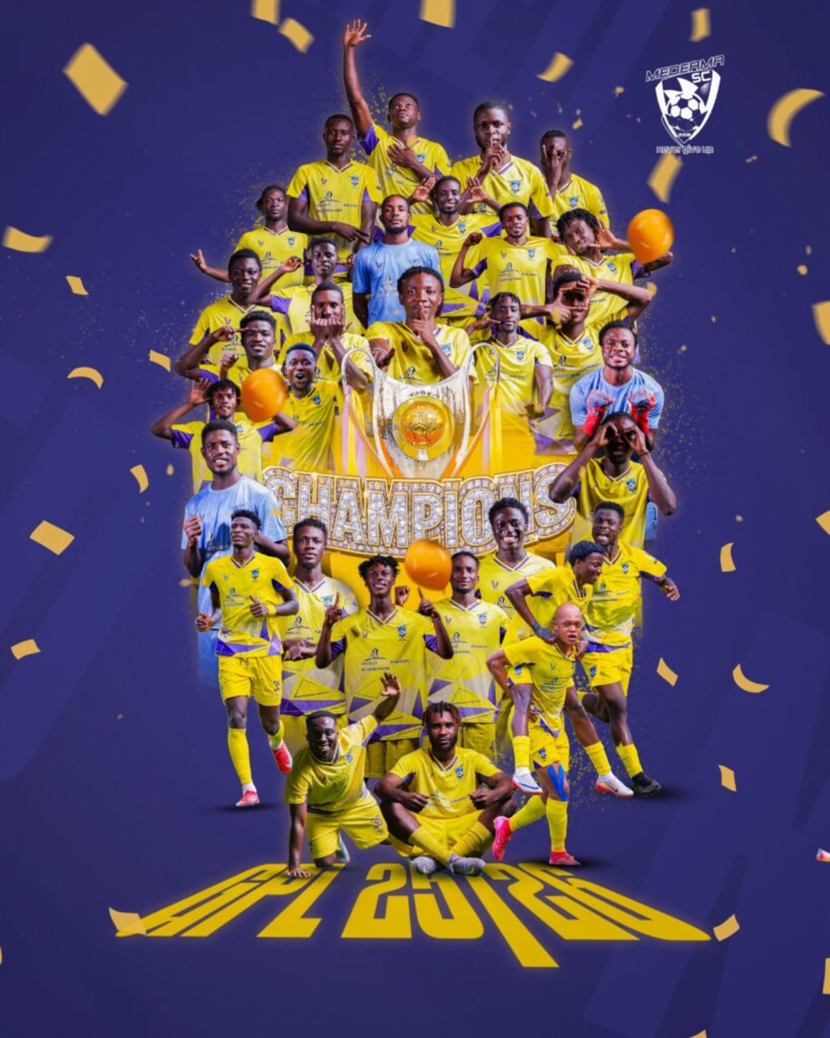 Medeama SC Wins Ghana Premier League Title With 5-2 Victory