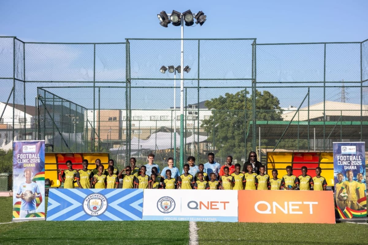 Manchester City Coaches Train 25 Young Ghanaian Players