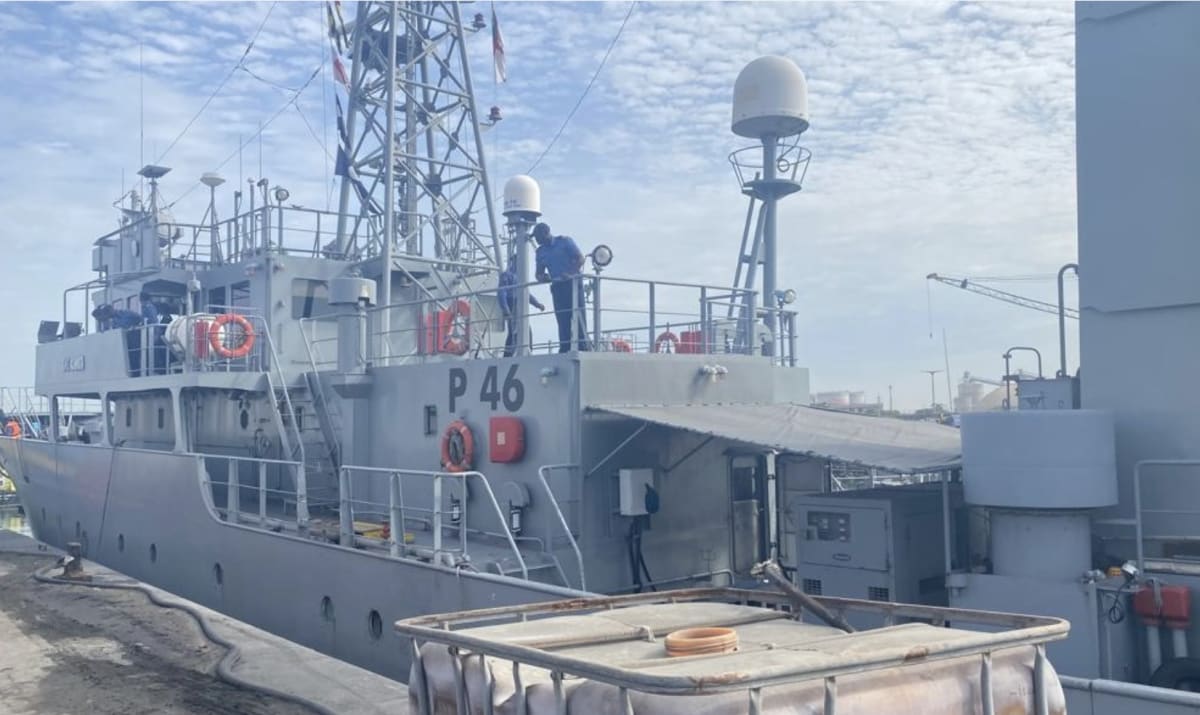 Ghana Navy Saves 7 Stowaways Hidden in Oil Tanker
