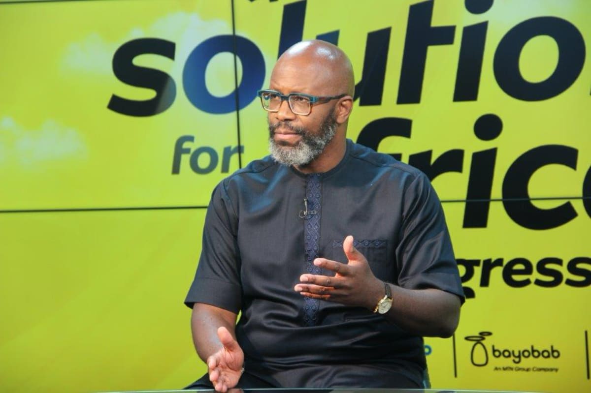 MTN Group CEO Ralph Mupita speaking about digital transformation across Africa