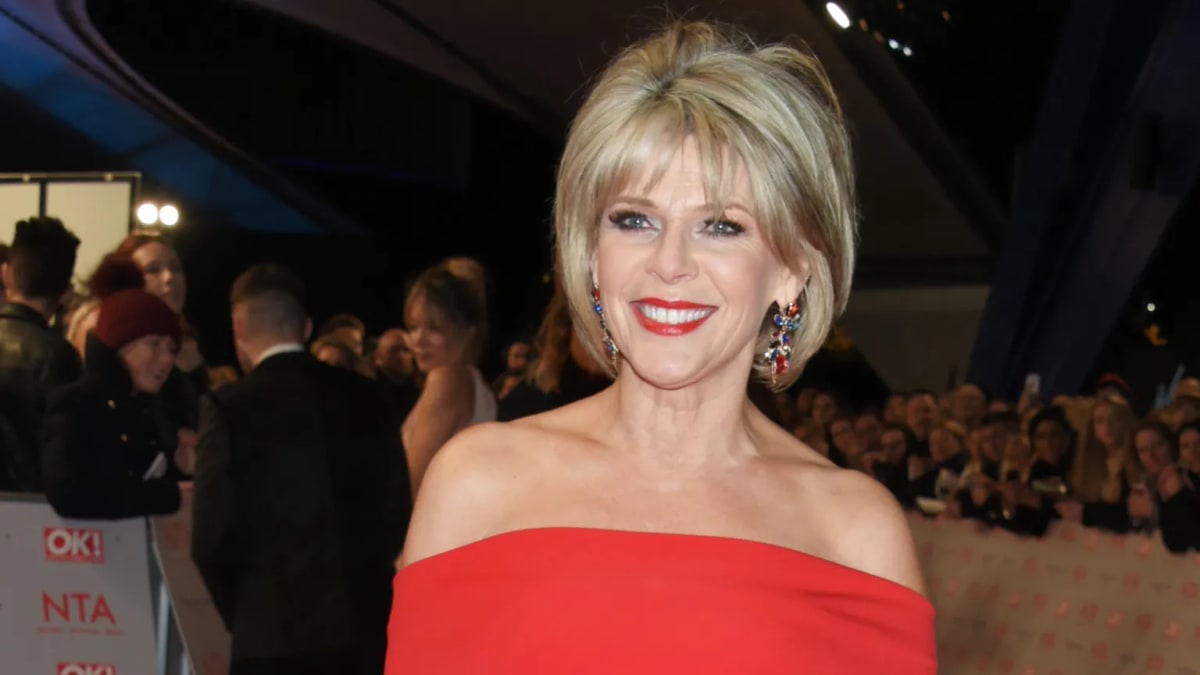 ** British television presenter Ruth Langsford smiling while advocating for dementia awareness and faster diagnosis