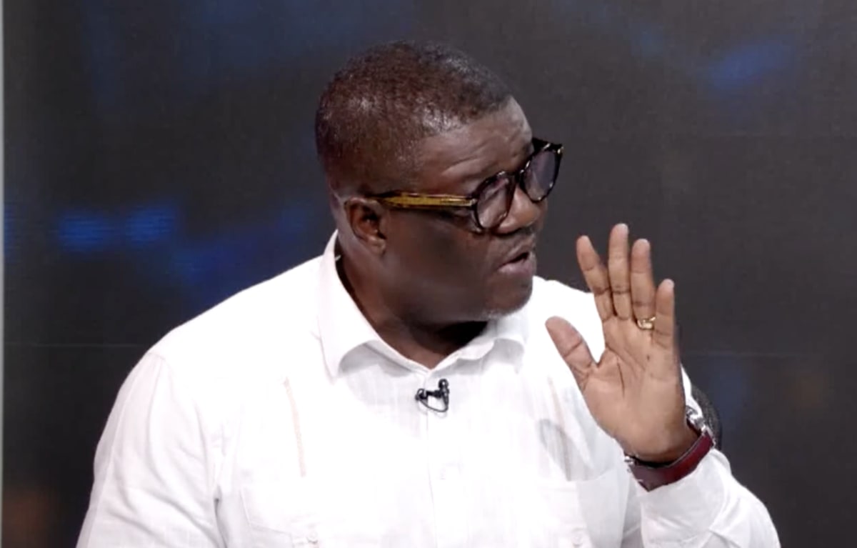 Ghanaian Majority Leader Rockson-Nelson Dafeamekpor speaking about national drug trafficking challenges