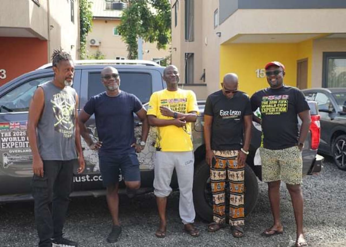 Friends Drive from Ghana to USA for World Cup Adventure