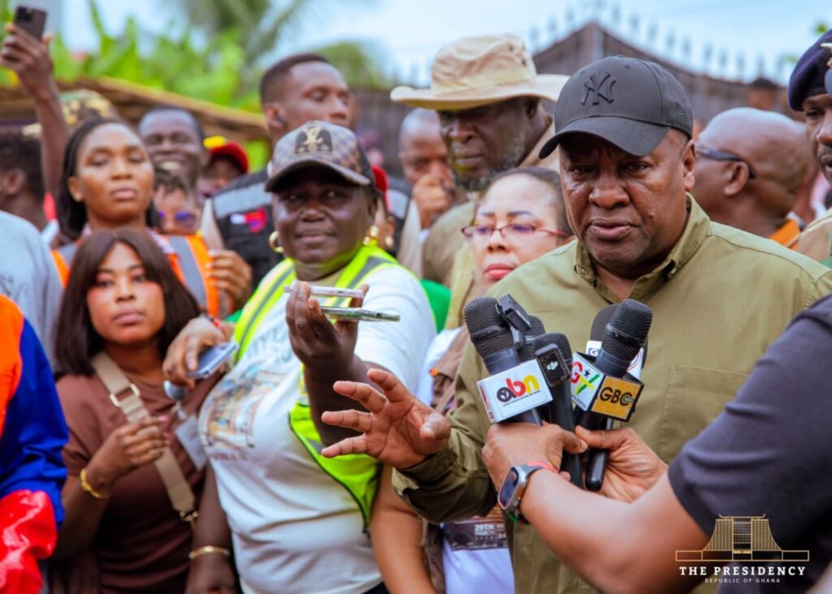 Ghana's President Joins National Clean-Up, Urges All to Help