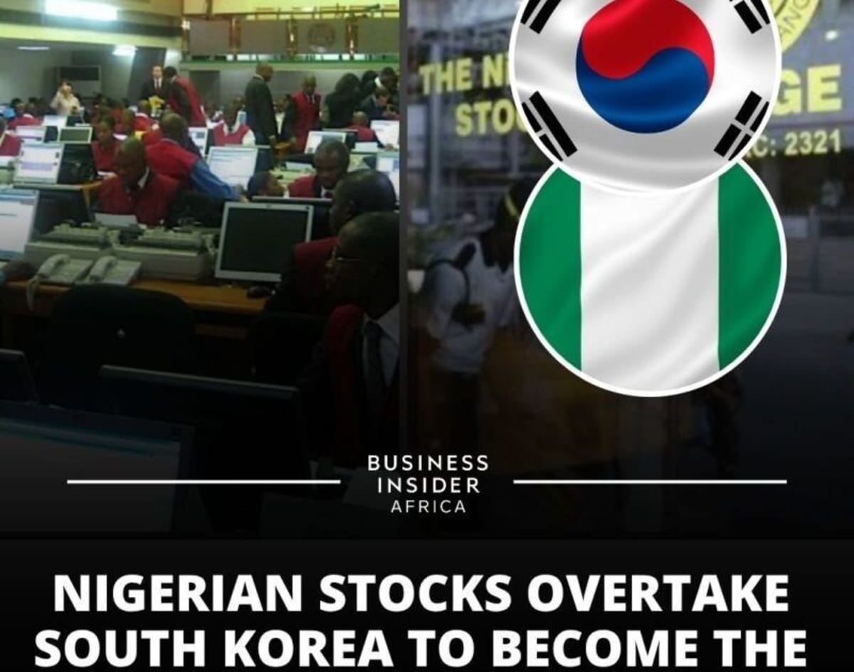 Nigeria Leads Global Stock Markets with 67% Gain