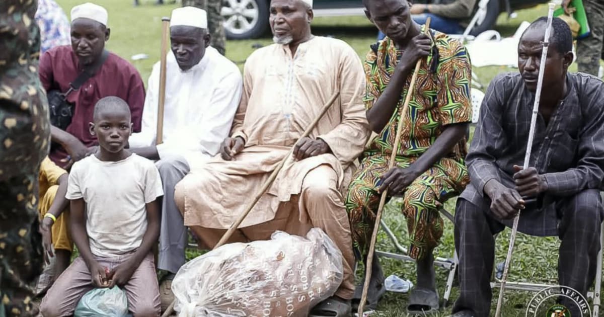 Ghana Immigration Service officers conducting rescue operation to protect trafficking victims from exploitation