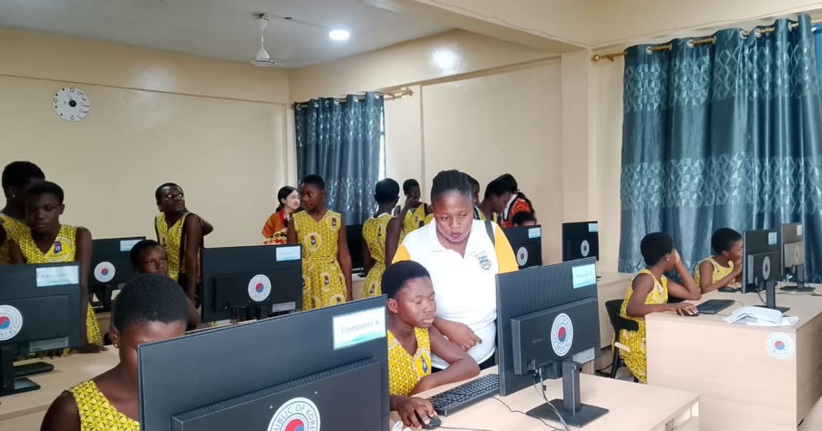 Korean Aid Brings Digital Learning to Ghana School