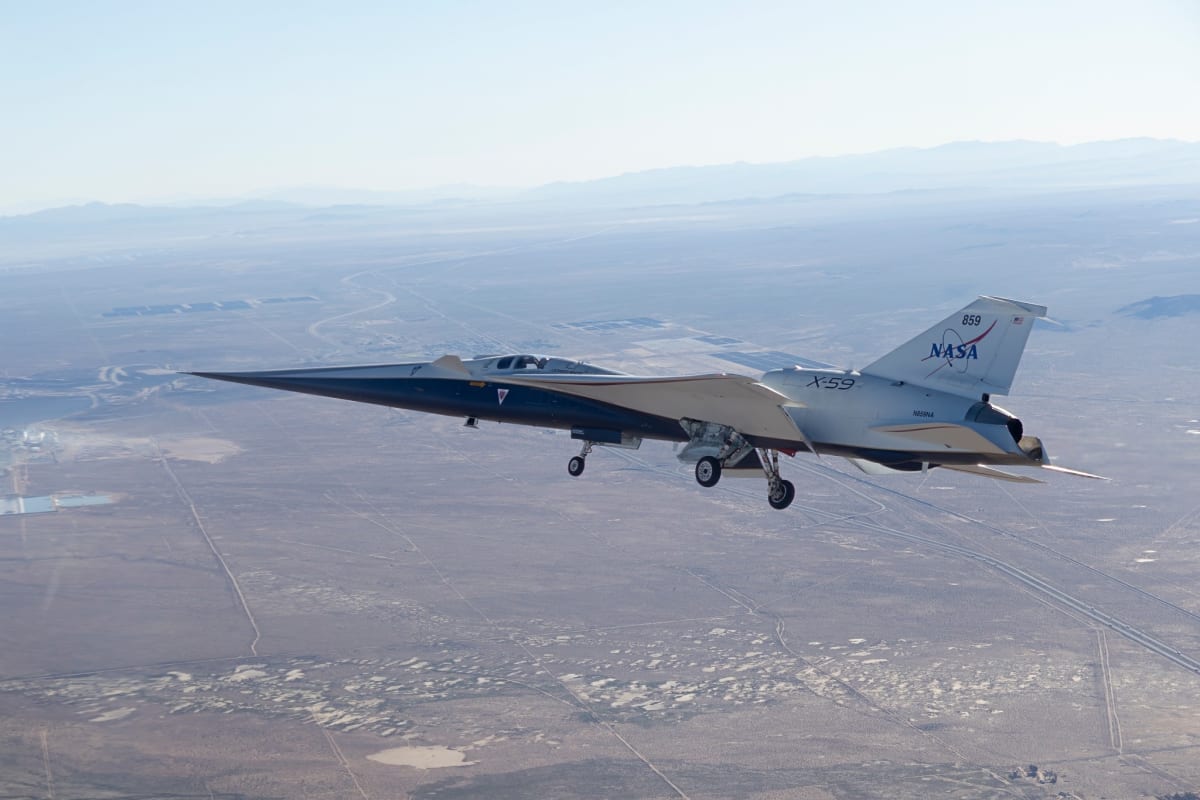 NASA's X-59 Completes First Flight to End Sonic Boom Ban - Image 2