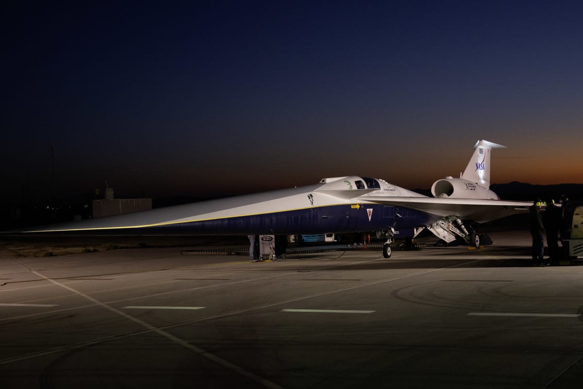 NASA's Whisper-Quiet Supersonic Jet Takes Second Flight
