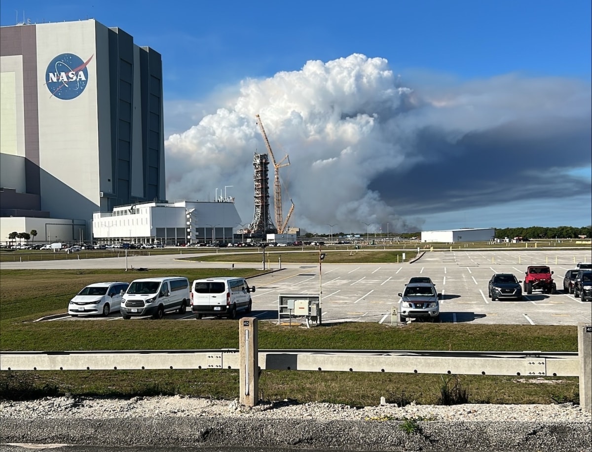 NASA Burns 2,600 Acres During Active Rocket Countdown